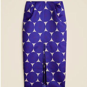 J.Crew x Christopher John Rogers Women’s Satin Sculpted Skirt - Size 8
